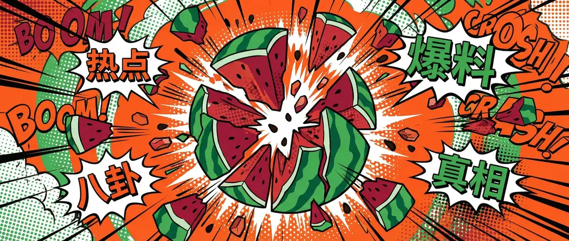 每日吃瓜 今日头瓜爆炸漫画横幅